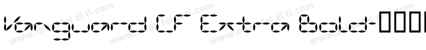 Vanguard CF Extra Bold字体转换